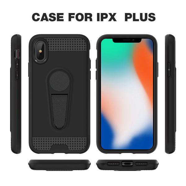 Colorful Smartphone Protective Case / Shockproof Phone Cover Kickstand