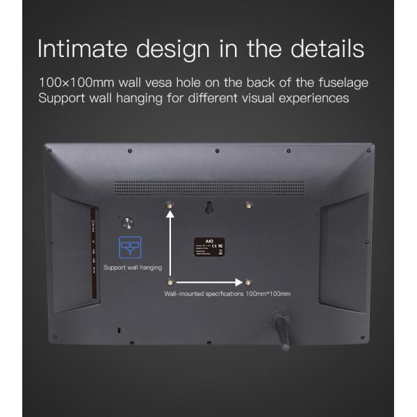 4G LTE Option RK3399 Wall Mounted POE Touchscreen Full HD 17.3 inch Android Tablet