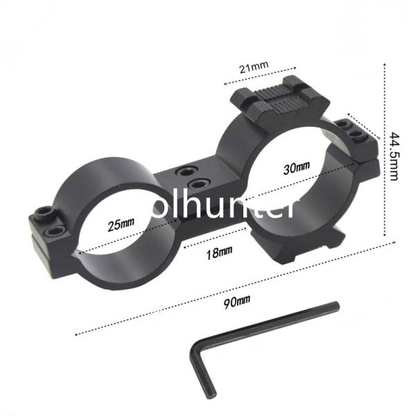 Кольца и держатели объема OEM тактические 19x25mm с рельсом 21mm
