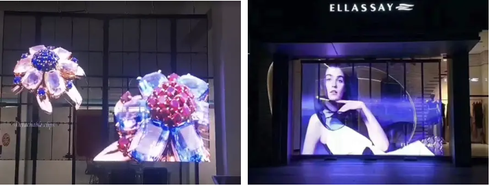 SMD1921 Stackable Transparent Led Display Screen Video Wall For Retail