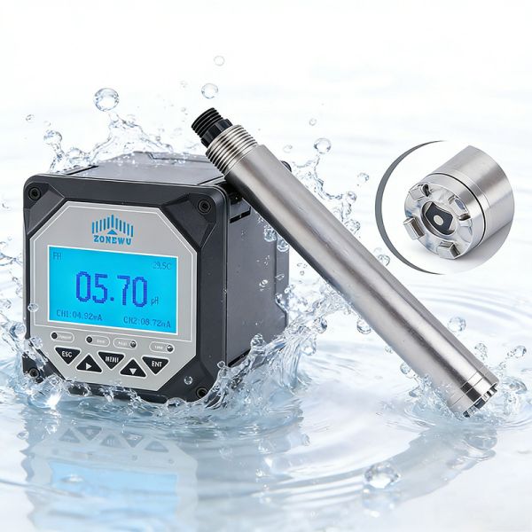 Fluorescence Method RS485 Blue Green Algae Sensor 0-300 Kcells/mL