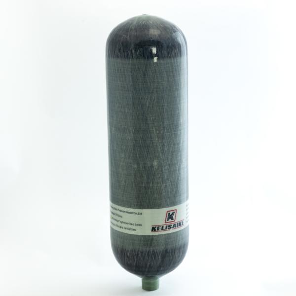 Aparato de respiración de aire en cilindro de fibra de carbono de capacidad de gas de 6,8 L/9 L duradero