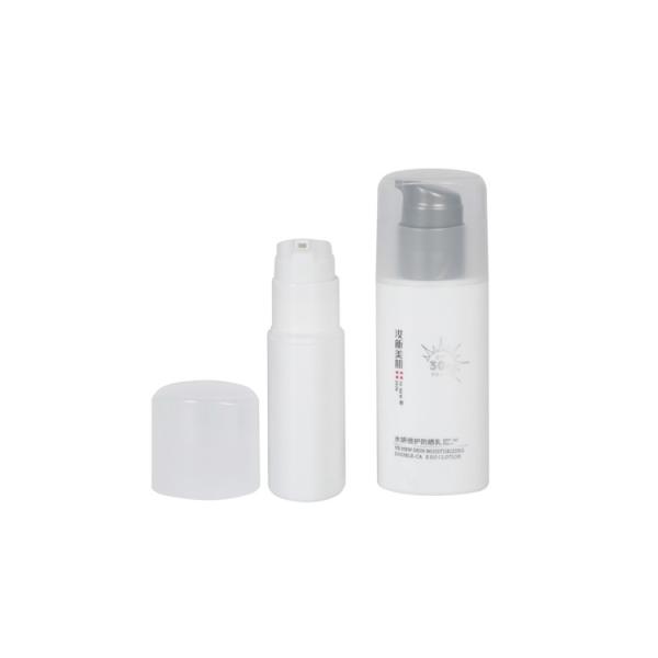 PPの空気のないびん30ml 50mlの楕円形の設計airessポンプびんを包む日焼け止め