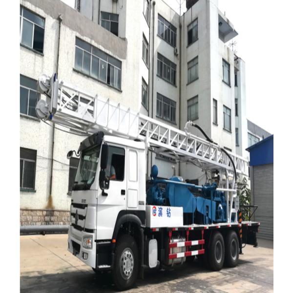 SINOTRUK 400м Глубина 6×4 Грузовик Монтируемая буровая установка Специальные транспортные средства Гидравлическая Пневматическая скальная Водная скважина Буровая установка