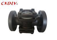 PTFE Glasket RF flangeou vidro de Pyrex de alta pressão reto do vidro de vista WCB dos fins