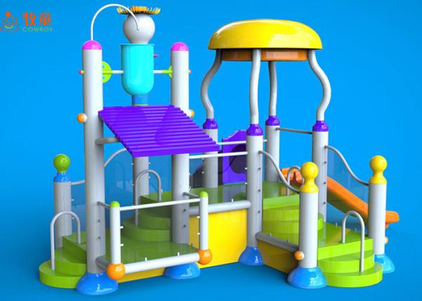 Customized Color Water Park Equipment / Water Slide Equipment 785X680X570mm Size