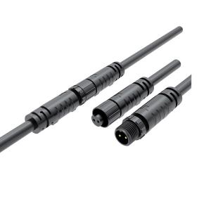 Nylon Coated M8 Waterproof Male Female Connector Smart Agricultural Machine