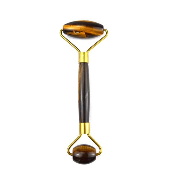 Muscle Massage Tool 2024 Tiger Eye Stone Facial Jade Roller Guasha for Face Eye Neck Gua Sha Massage Skin Beauty Tools