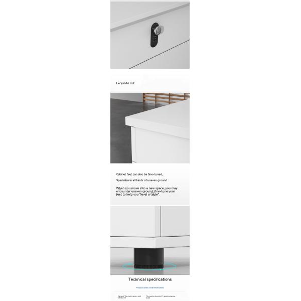 Muebles de oficina Escritorio de ordenador simple blanco para 6 personas en locales comerciales