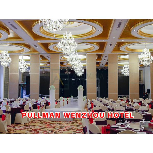 Pullman Wenzhou Hotel：Customized Operable Wall Panels and Movable Partition Wall for Temporary Walls in Meeting Rooms and Schools