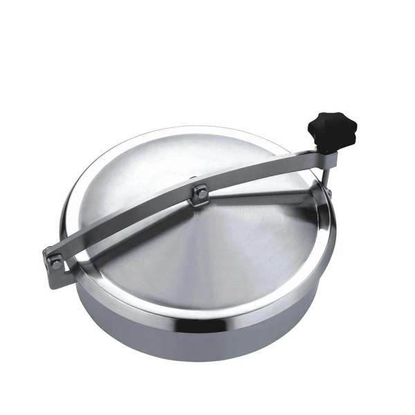 Sanitary Stainless Steel Manhole Cover SS304 SS316L Non - Pressure Circular Manhole Cover