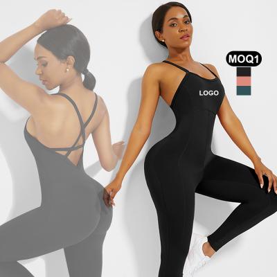 75% Nylon 25% Spandex Fitness Mulheres Jumpsuit de treino Activwear Tracksuits da HEXIN