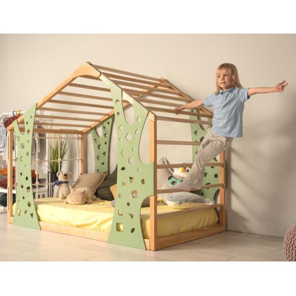 Montessori Gym Bed Jungle Gym Toddler Bed Indoor Playhouse Platform Bed As your request Mail packing Y