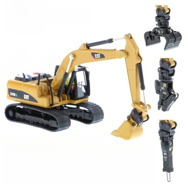 DM85652 320D L Hydraulic Excavator Attachment Model 1:87 Scale Diecast Toy