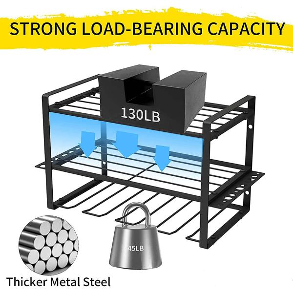 Metal Tool Shelf Garage Tool Organizers and Storage Power Tool Organizer 410*200*230mm