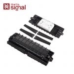 Соединение Closure-ZCSC-H024-02 7231102 черного оптического волокна горизонтальное