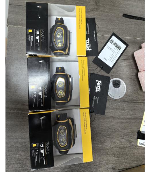 PIXA 3 Headlamp for Use in ATEX Explosive Environments, Suitable for Proximity Lighting. 100 Lumens