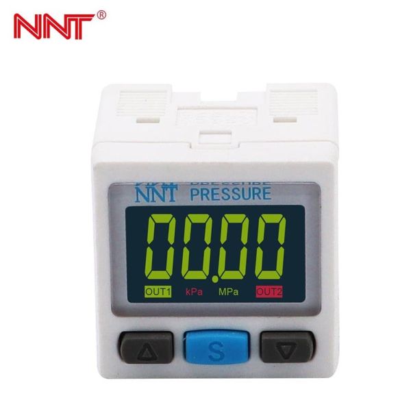 NNT NZSE30A(F) High Accuracy ±0.5% F.S. Digital Pressure Switch with Clear Digital Display and IP65 Protection for Industrial Applications