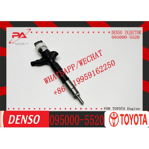 Car Part Fuel Injector For Toyota Hilux Spare Parts OEM 095000-5520 23670-0L010 With Engine Isbe Diesel Injector Injection Valve