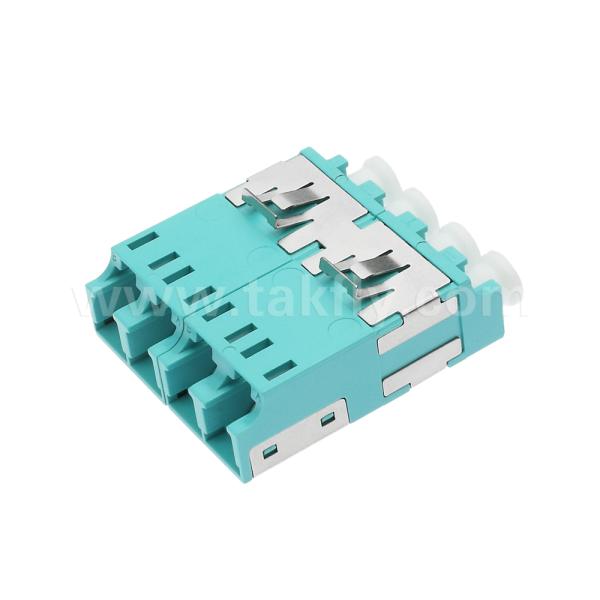 LC四重光ファイバーアダプター APC UPC マルチモード フレンズなし
