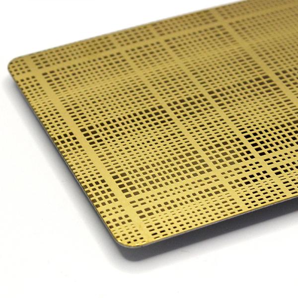 304 316 gravaram a folha que de aço inoxidável a cor decorativa SS chapeia a espessura de 3mm