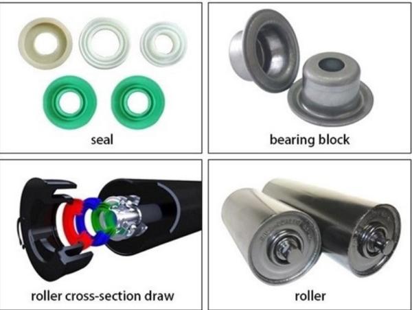 Conveyor Carrying Idler Rollers To Keep Belt Running In Track For Tube Conveyor System