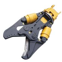 Attachement durable noir de cisaillement hydraulique d'excavatrice pour le CAT VOLOV KOBELCO