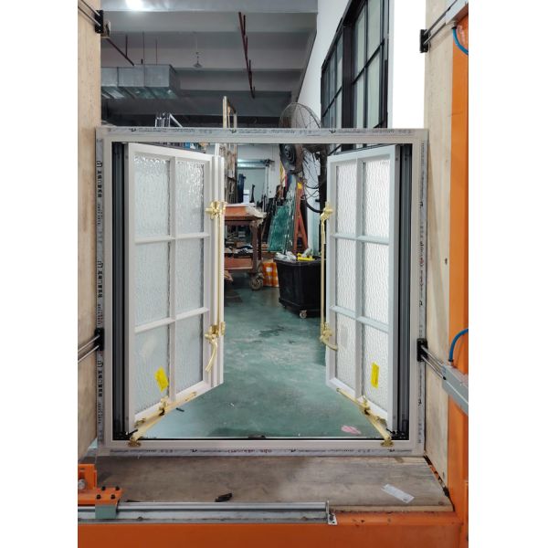 French style decoration with broken bridge aluminum profile windows