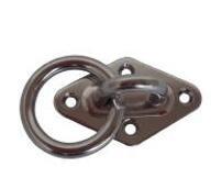 316 Marine Grade Stainless Steel Boat Diamond Eye Plate With Ring