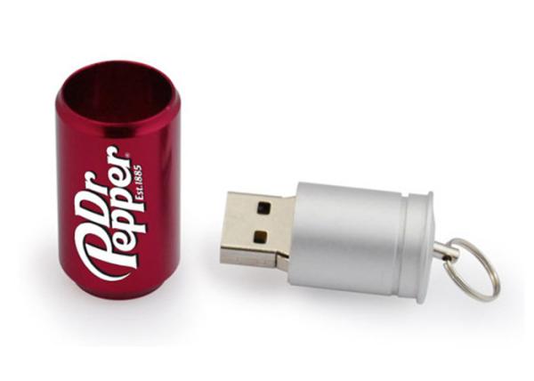 Can Shape Metal Usb Flash Drive 32g 3.0 Mixed Color With Customized Logo