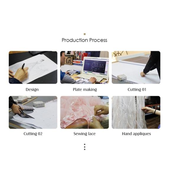 Three Quarter Arabic Evening Dresses , Embroidery Tulle Fabric Ladies Prom Dress