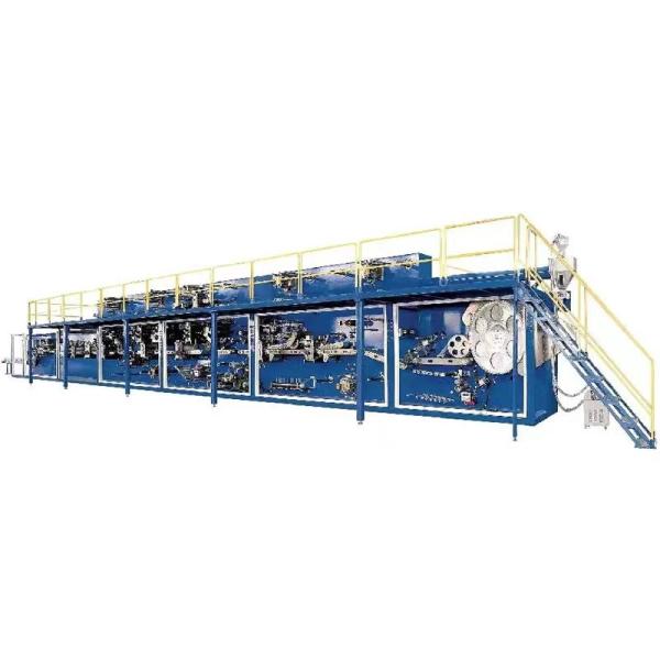Máquina de fraldas de bebê usada econômica Máquina de fabricação de fraldas de bebê barata e econômica