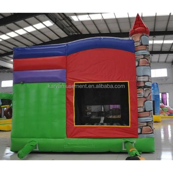 Blower Commercial PVC Cartoon Animation Inflatable Bouncer House with Slide Pool