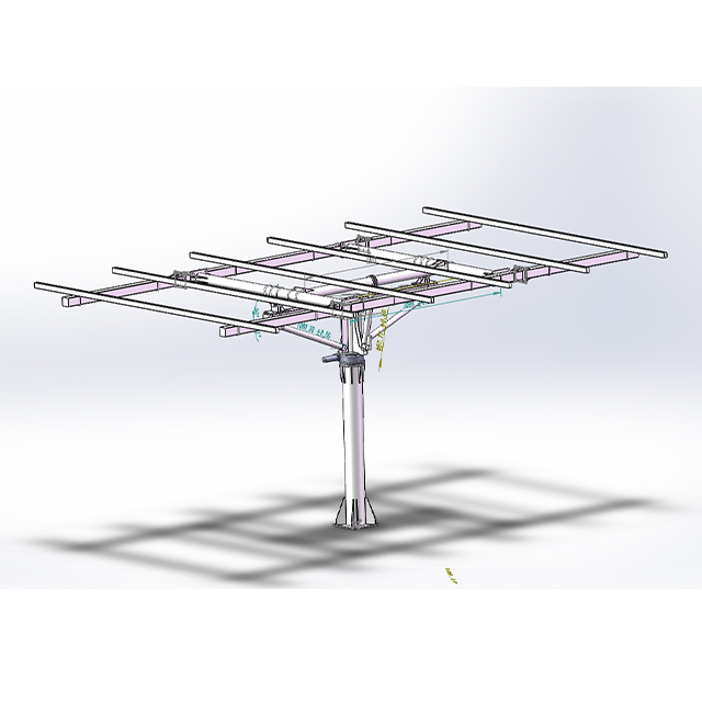 Jimmy New Arrival 5kw 10panels 12v 24v DC Motor Solar Tracking Controller System With Solar Mounting Bracket