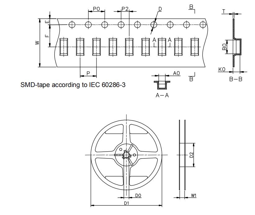 Нагнетательная труба 500A 30% 0.3pF 3216 газа SMD3216 1206 поверхностный прибор Arrester GDT держателя SMD для защиты сети