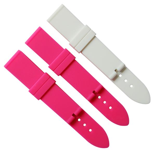 Flexible 20mm Silicone Rubber Watch Strap Bands For Sports Watches