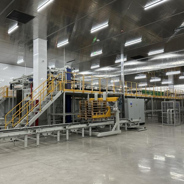 150L/Min Automated Palletizing System Palletiser For Beverage Production Line