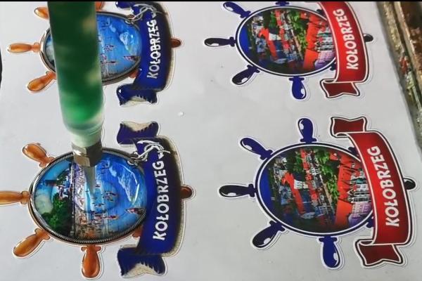 Advanced 3D Dome Label Dispensing Machine with Adjustable AB Ratio and Metering Pump