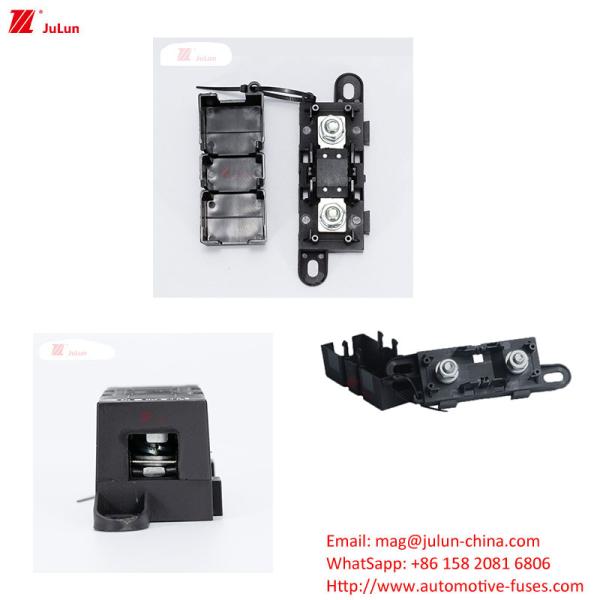 ANL ANM Type de boulon automobile Porteur de fusible en nylon en plastique en coque Matériau du matériel de vis en acier