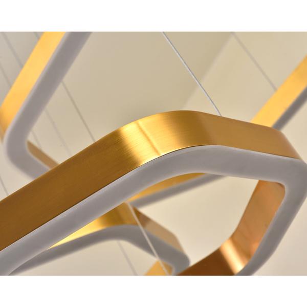 Modern Led Chandelier Gold Living Room Lamp Simple Creative Gold Chandelier(WH-NC-68)