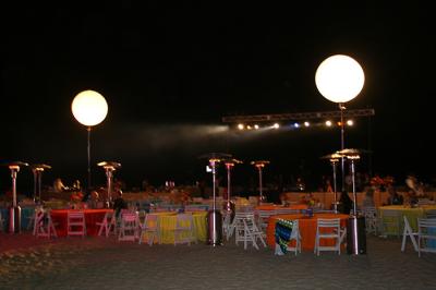 600 diâmetro exterior interno da decoração 1.6m/5.2ft do evento da luz do balão da lua do watt