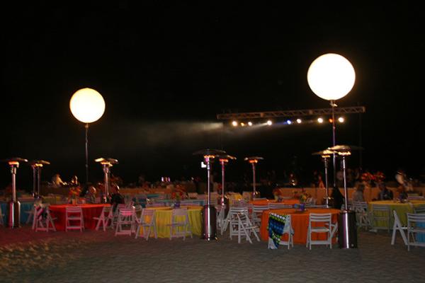 Indoor Outdoor 600 Watt Moon Balloon Light Event Decoration 1.6m/5.2ft Diameter