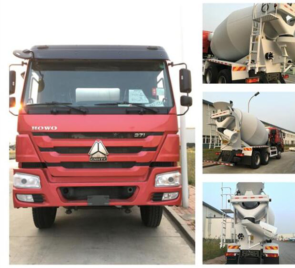 Тележка 6кс4 10 конкретного смесителя ХОВО катит корабль конкретного смесителя тележки