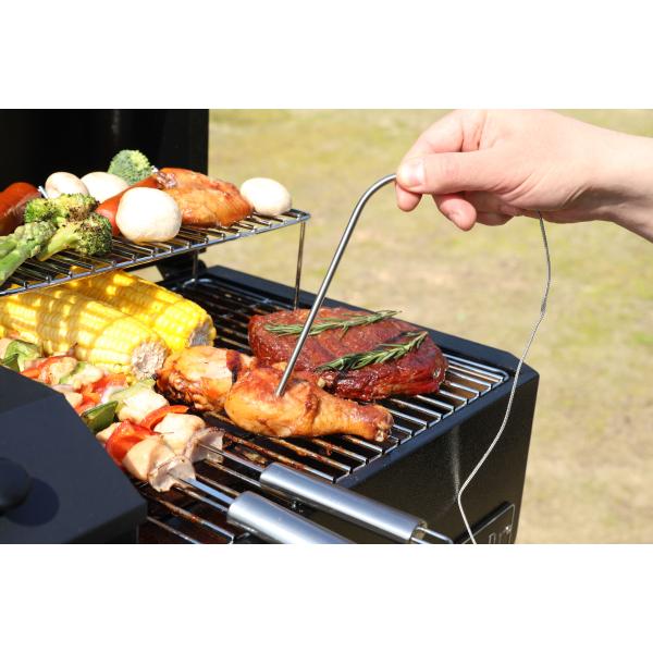 Experience the Versatility Portable Wood Pellet Grill Electric Smoker for Outdoor BBQ