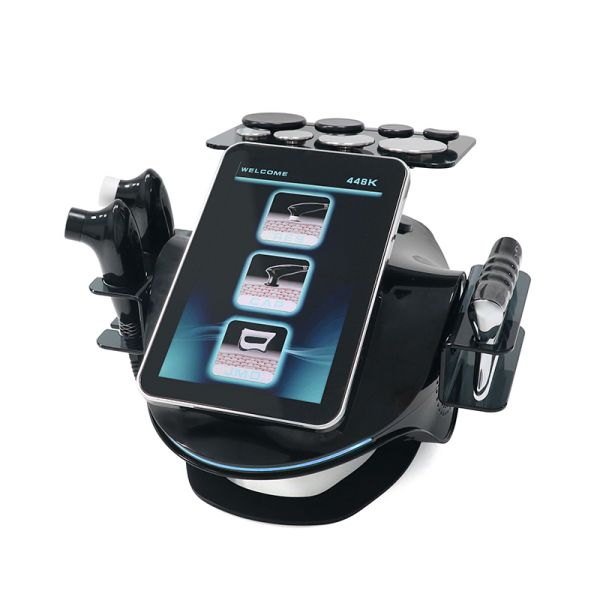 448KHz Tecar RF Cellulite Reduction Machine 3 Handles Body Smoothing Device for Beauty Spa