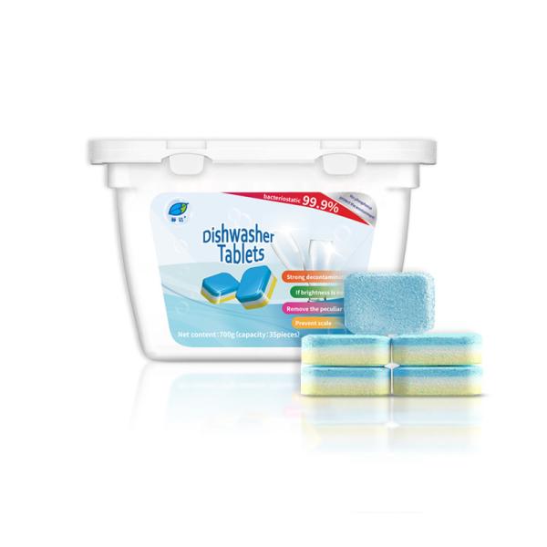 Dishwasher Tablets Production 50%-80% Active Ingredient Content Disposable Chinese