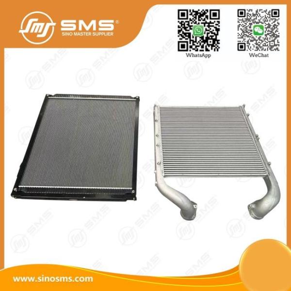 Радиатор 712W06100-0005 HOWO Части для грузовиков Интеркулер WG9925530136 WG9925530137 Водяной бак