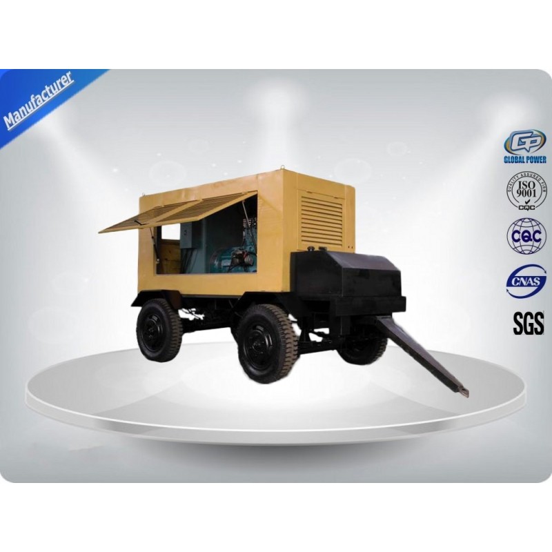 34Kw / 43Kva Portable Rental Trailer Genset Mobile 1500 R / Min Engine Speed