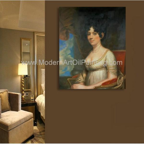 Искусство портрета воспроизводства картины маслом Noblewoman классическое покрашенное вручную на холсте