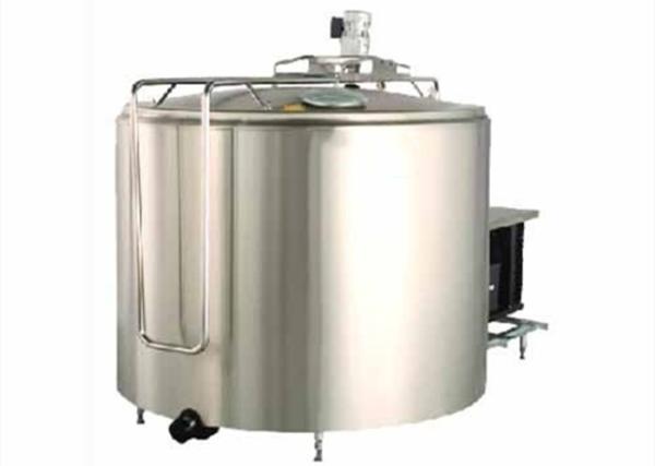 Food Grade Bulk Milk Cooling 304 Stainless Steel Tank With Customized Capacity